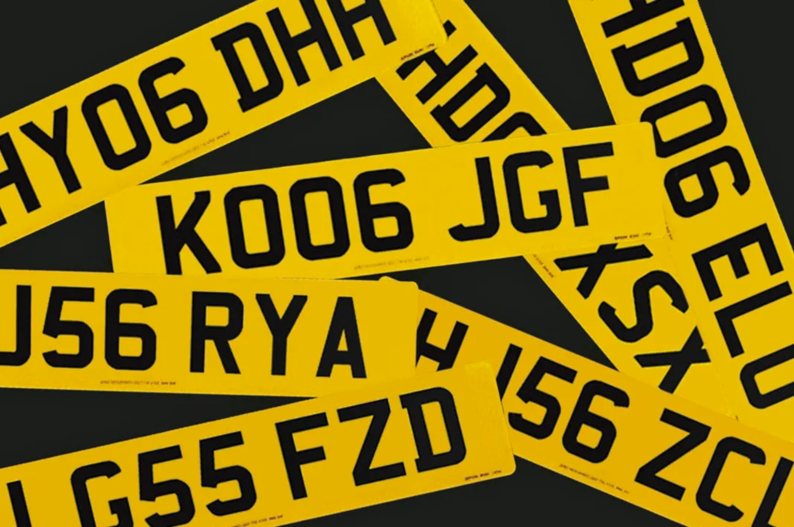 number plates 1